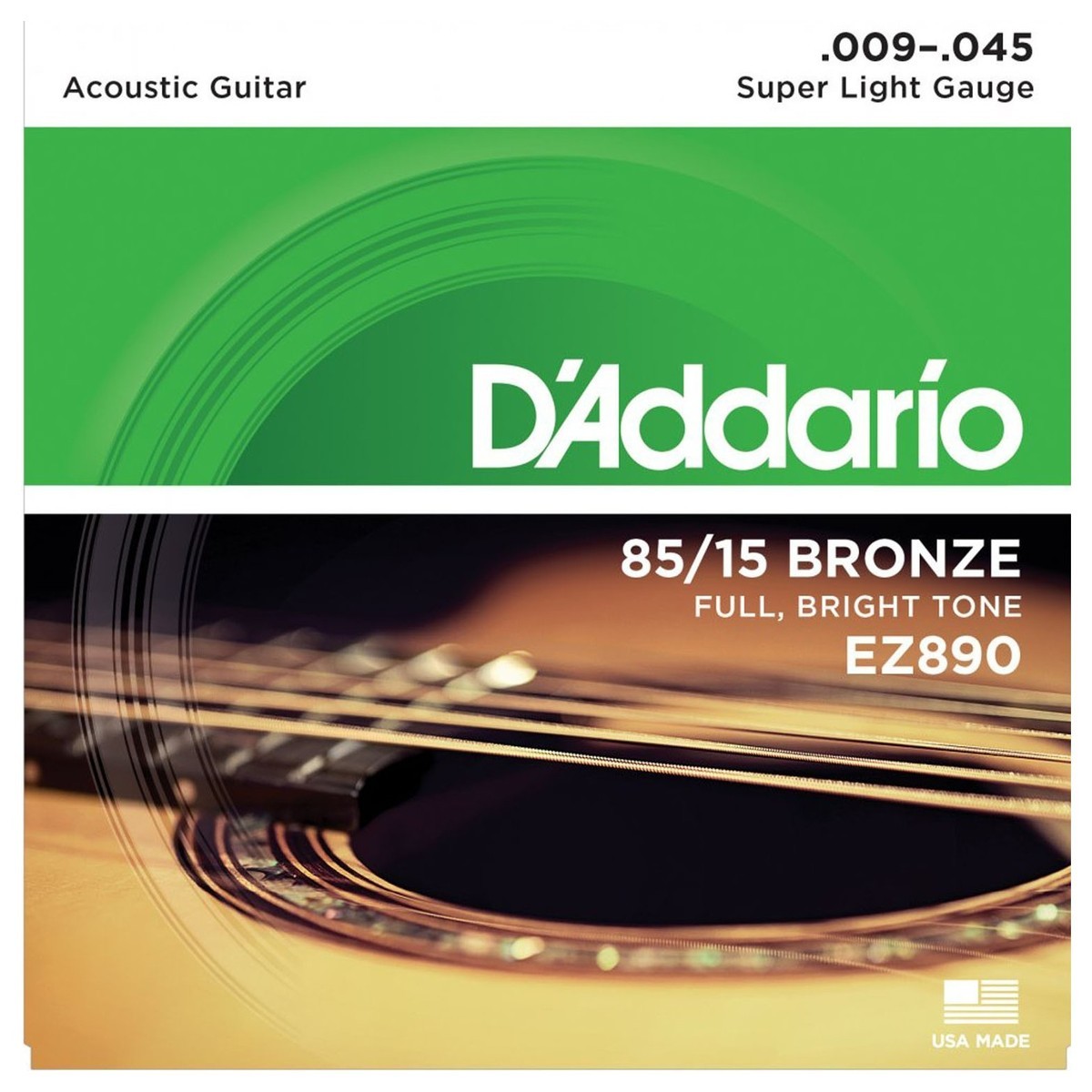 D'addario Bronzo Ez890 (6X, Chitarra, 0.05"), Corde Per Strumenti - Immagine 3