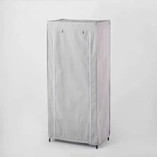 30" Double Rod Fabric Covered Wardrobe - Brightroom