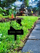 Personalized Pet Memorial Stone - Engraved Grave Marker For Small Pets