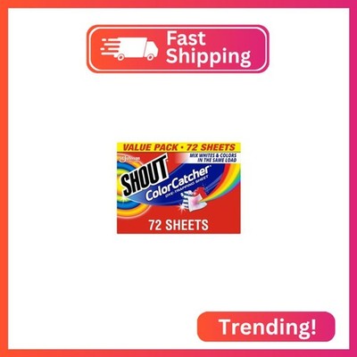 Shout Color Catchers for Laundry, Allow Mixed Washes, Prevents Color Runs and Ma