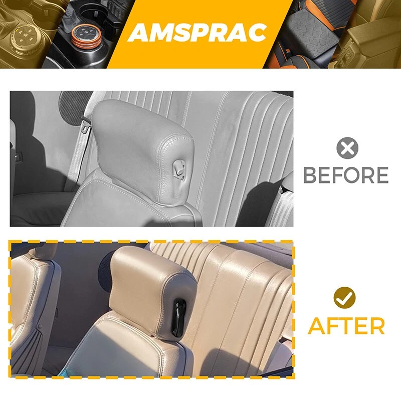 For Camaro Firebird Convertible Ebony Black Seat Belt Shoulder Guides 1993-2002 - Imagem 4 de 4