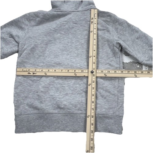 Champion Hoodie Boys Medium Gray Sweatshirt Sweater Spell Out Logo Youth Kids - Picture 7 of 9