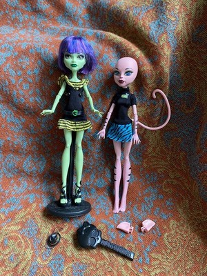 Monster High   Create a Monster   Cat and Witch Set   Rare 2012