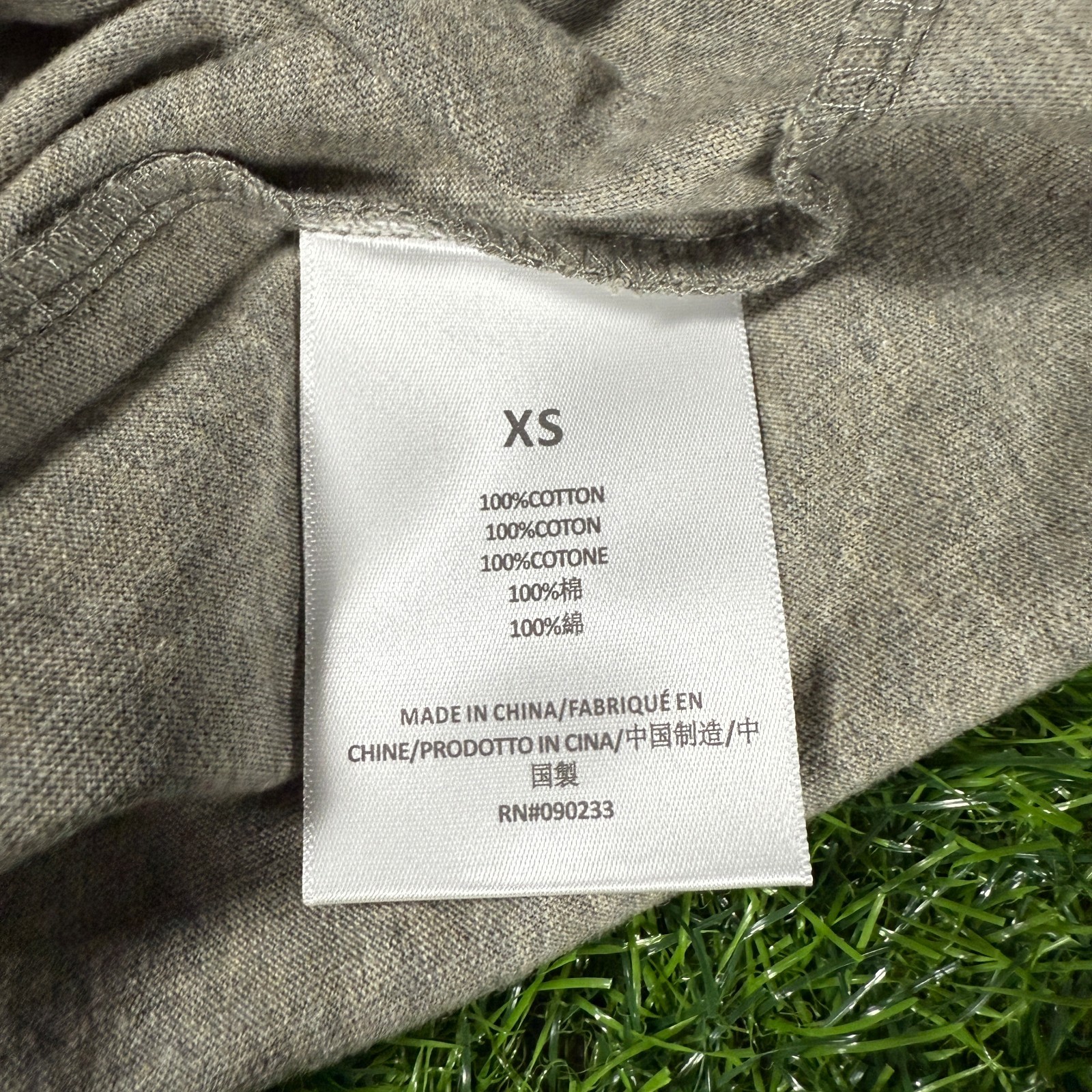 Fear of God Essentials T-Shirt SS22 Dark Oatmeal Gray - 100% Authentic (XS-XL)