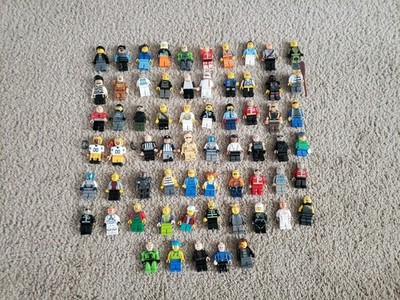 Lot Of 60+ LEGO/MEGA BLOK MIXED FIGURES Read Description Fully