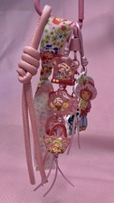 Strawberry Shortcake Beaded Charm Dangle | Decorative Bag Charm & Keychain