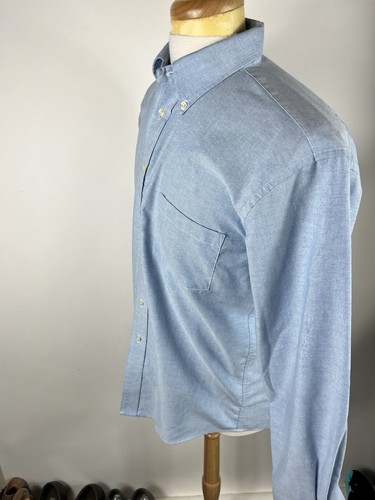 Savile Row Wrinkle Free Mens Size 15 1/2-32/33 Long Sleeve Button Up Shirt-1474 - Picture 3 of 5