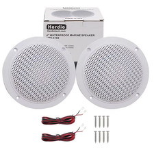 4'' 160W 2PCS Waterproof Ceiling Marine Speaker Surround Sound Speaker for Kitch