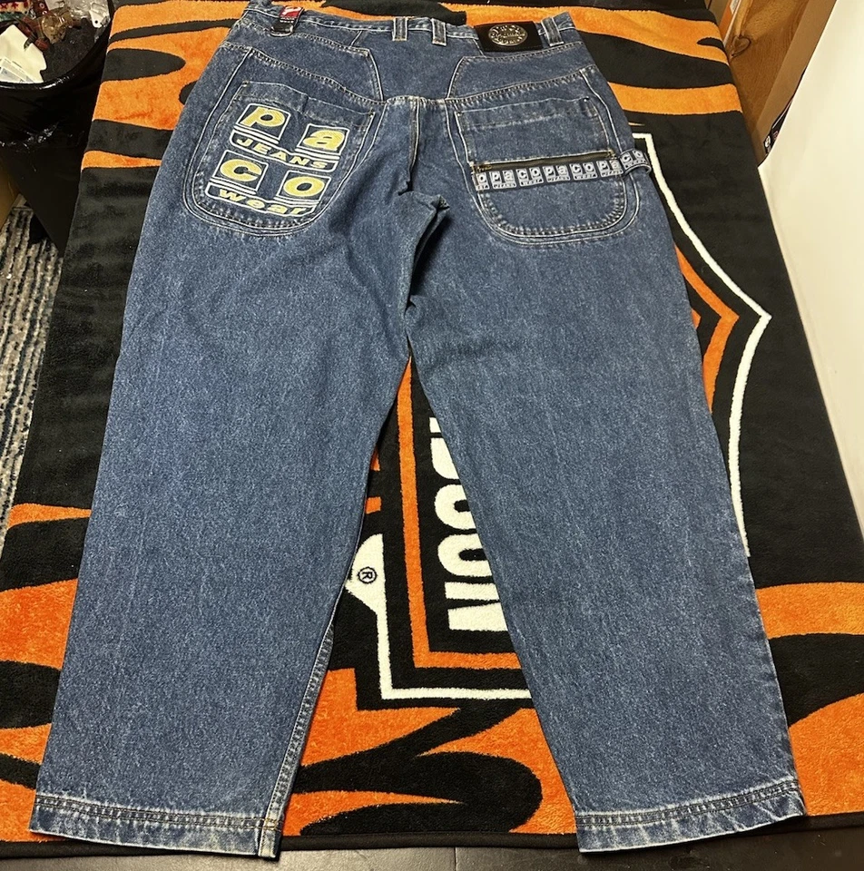 Jeans Paco vintage Y2K talla 38 holgados para hombre (estilo JNCO) Foto 3 de 4