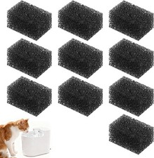 10 Pcs Cat Water Fountain Sponge Replacement, Cat Water Foam Filters Square
