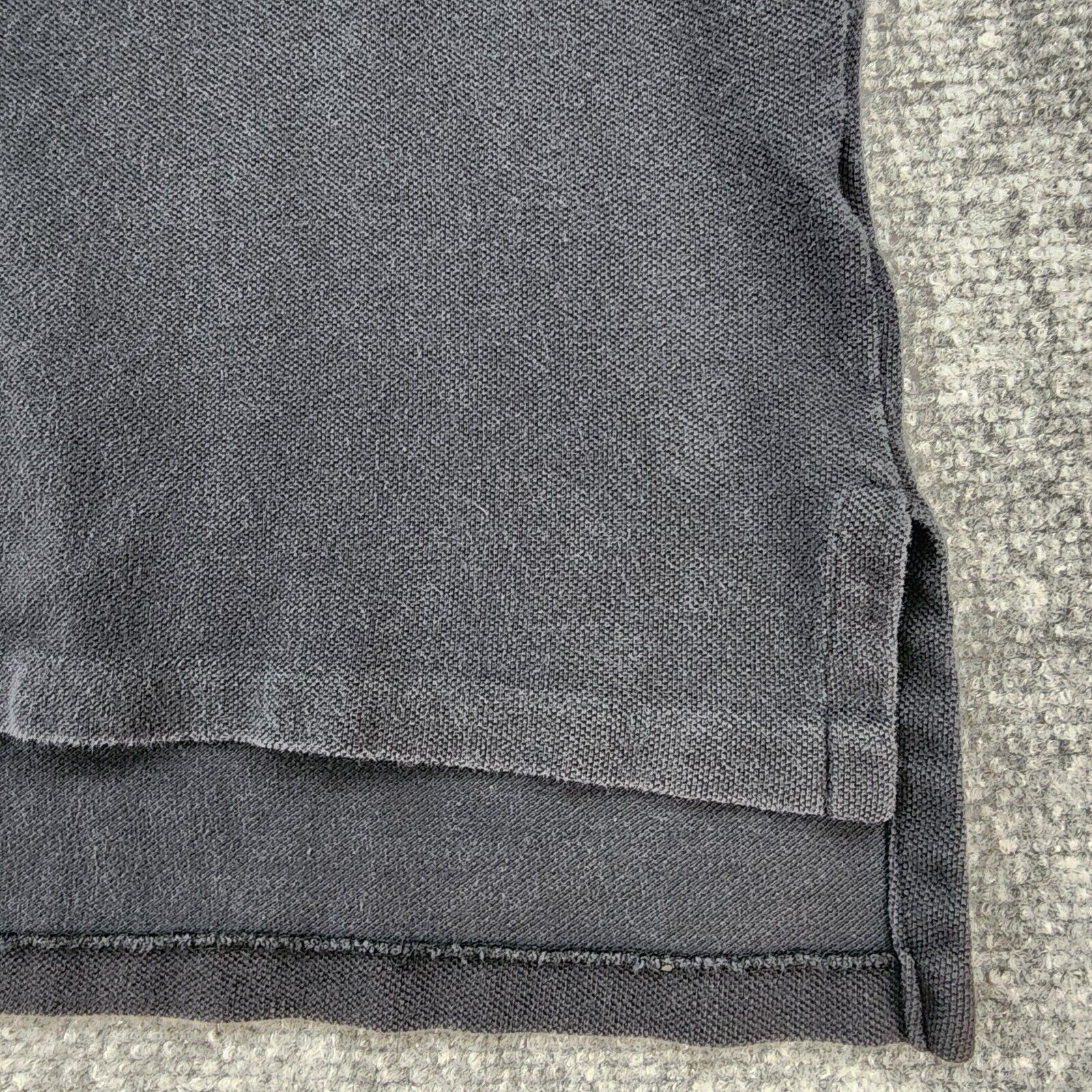 Vintage Polo Ralph Lauren Shirt Mens XL Black Short Sleeve Polo Purple Pony USA thumbnail 11