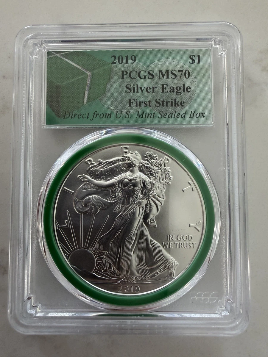 American Eagle MS 70 Graded 2019 Silver Bullion Coins for sale | eBay