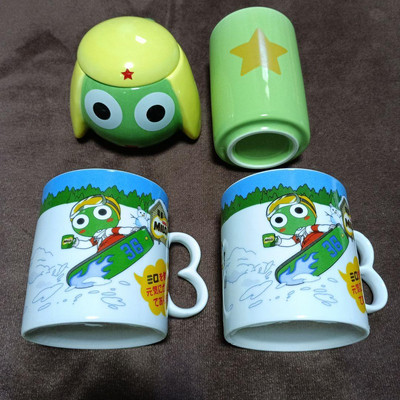 Sgt. Frog Goods 4er Set Becher Yunomi Mine Yoshizaki ohne Box Anime Figur