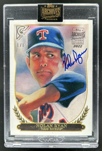 2022 Topps Archives Nolan Ryan Buyback Auto Autograph #1/1 Rangers