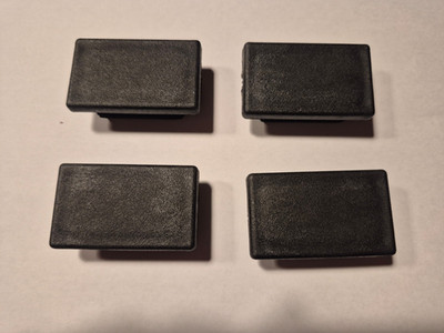 Rechteckstopfen 4er Set Anhänger 4x2cm EDUARD Abdeckkappe Eckrunge Stopfen Runge