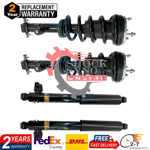 4x Fit GMC Sierra 1500 Silverado 2019-2023 Front Rear Shock Strut Assys Electric - Bild 3 von 16