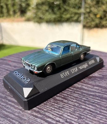1/43 Jaguar XJ 12 1978 Green Color Diecast Model Car By Solido