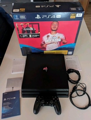 Sony PlayStation 4 Pro Inkl. OVP  1TB Spielekonsole - Jet Black 