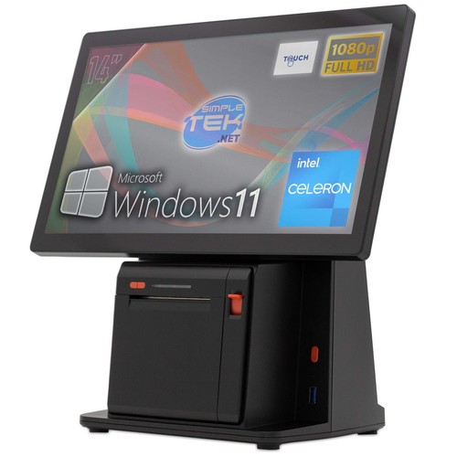 Pos 14 " Touch All IN One RAM 4GB SSD 2TB Drucker Thermische Doppel Bildschirm