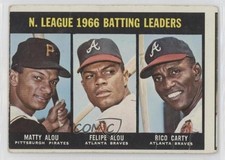 1967 Topps Matty Alou Felipe Alou Rico Carty #240 0z0n