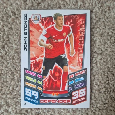 John Stones Barnsley Match Attax Championship Rookie Rare Card 2012/13 - Image 1 of 2