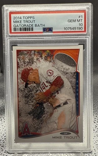 2014 Topps - Mike Trout #1 Gatorade PSA 10