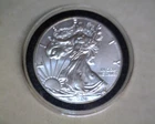 2019  SILVER  EAGLE  IN BRILLIANT UNCIRCULATED CONDITION BELOW SILVER VALUE
