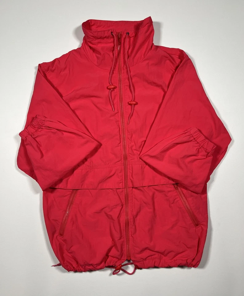 Chaqueta cortavientos vintage Eddie Bauer para mujer pequeña de nailon al aire libre años 90 cremallera Foto 2 de 4