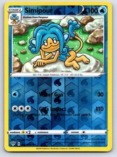 Simipour 042/189 Uncommon Darkness Ablaze Pokemon Reverse Holo
