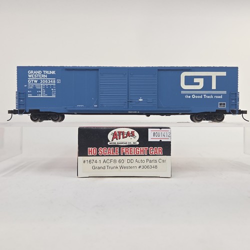 Carro de carga doble puerta Atlas escala HO Grand Trunk Western GTW #306348 ACF 60' | Zustand: New