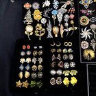 157 Pc Higher End Vintage Estate Costume Jewelry Lot Rhinestones & More Lot 862 — photo 5
