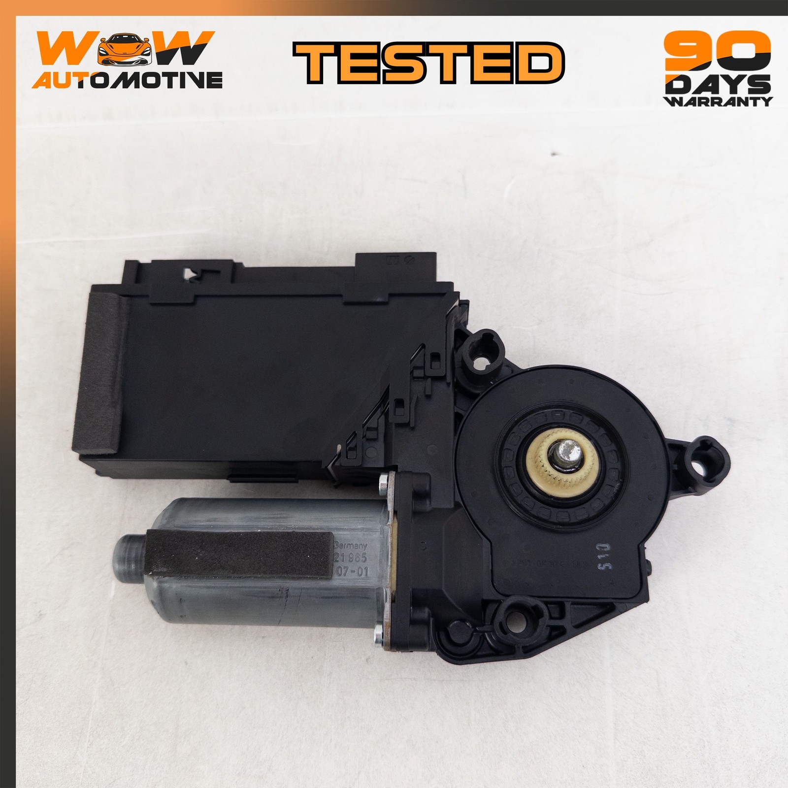 07-13 BENTLEY CONTINENTAL GTC FRONT RIGHT DOOR WINDOW REGULATOR MOTOR OEM