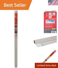 Lightweight 48" x 25' x 4mil Crystal Clear Vinyl Sheeting - Easy to Use & Clean