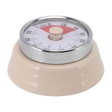 (Beige)Magnet Circular Timer 60 Minute Visual Countdown Timer For Teachers
