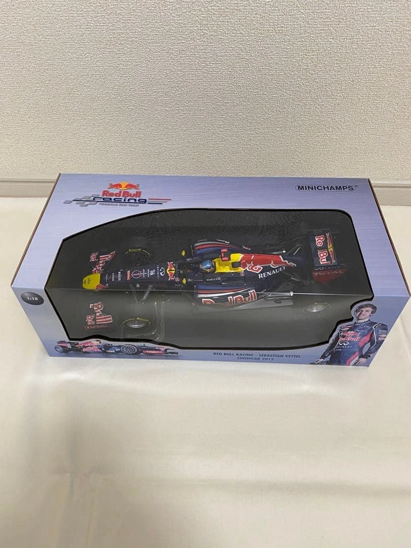 ミニチャンプス 1/18 レッドブル S.ベッテル 2012 ショーカー Minichamps 1/18 Red Bull Sebastian Vettel 2012 Show Car New | eBay