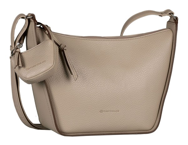 Tom Tailor Novia Hobo Bag M UmhäNgetasche Tasche Taupe Taupe Neu-image