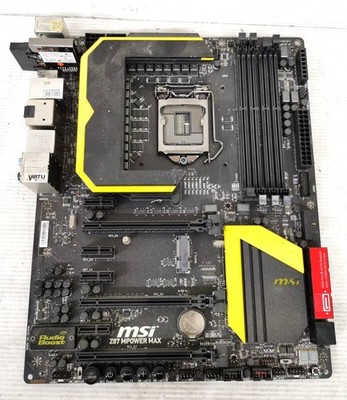 [Used Parts] BIOS checked only, MSI Z87 MPOWER MAX Motherboard I/O Panel Include