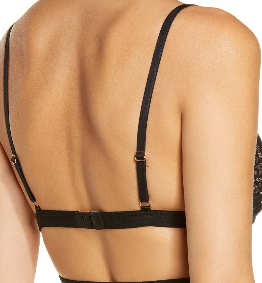 Bralette Honeydew Intimates Lucy Color MEDIANO: Negro Precio de venta sugerido por el fabricante 28,00 USD Foto 3 de 4