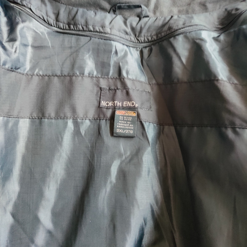 Jeep North End Men 3XL Mock Neck Water/Wind Proof Black Full Zip Lined Jacket - Picture 8 of 14