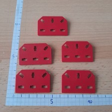 Tecnica di pesca 🌅 lotto 5 pz Piastra Doppio Nodo 31664 Rosso Offrire è Divertente