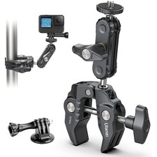 Super Clamp Clamp Mount Monitor 360  Ballhead Arm Double Head Adapter with 1/...