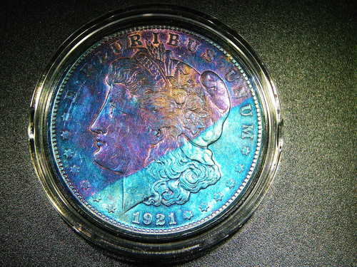 AU+UNC DETAIL 1921-S MORGAN SILVER DOLLAR BEAUTIFUL TONING COLLECTOR GRADE M1500