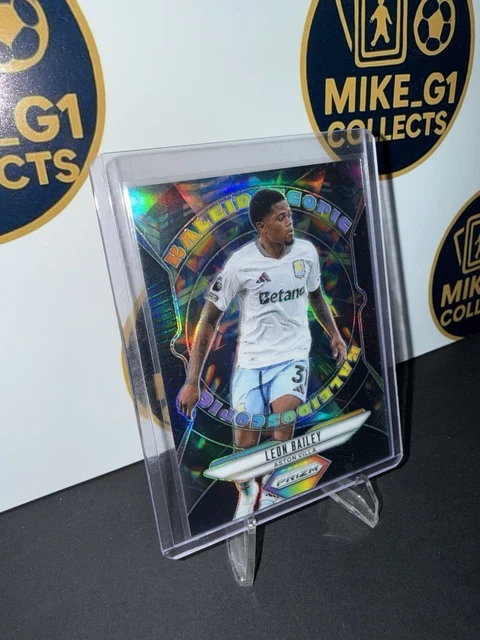 Leon Bailey 1/1 Kaleidoscopic Prizm 2024-25 PL Aston Villa ONE OF ONE SSP