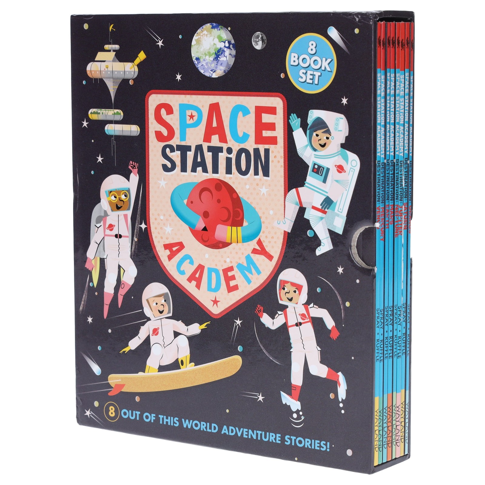 Space Station Academy Series 8 Books Collection Slipcase Set by Sally Spray NEW - Image 4