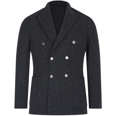 SEINSE GIACCA SPECKLED COTTON-BLEND BLAZER
