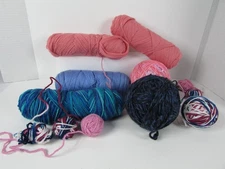 Various Brands Assorted Colors & Weights - Blends Lightly Used Yarn Lot