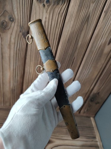 VINTAGE 50er JAHRE UDSSR SOWJETUNION ARMEE OFFIZIERE DOLCH SCHEIDE ZIK