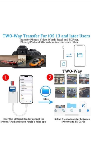 SD Card Reader for iPhone iPad - 第 5/7 張圖片