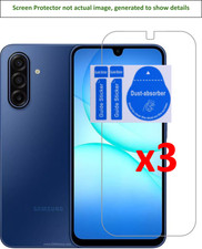 3x Samsung Galaxy A17 Screen Protector w/ cloth