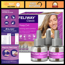Cat Calming Pheromone Diffuser Refill - 3 Pac...